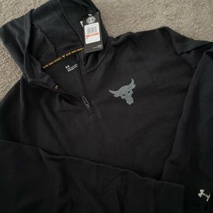 Dwayne Johnson , black , hoodie